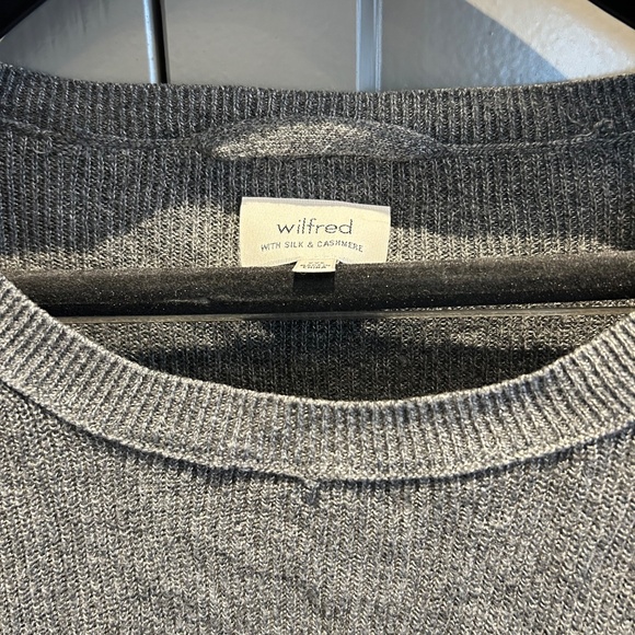 Wilfred quarter sleeve sweater with silk and cashmere - Picture 2 of 2